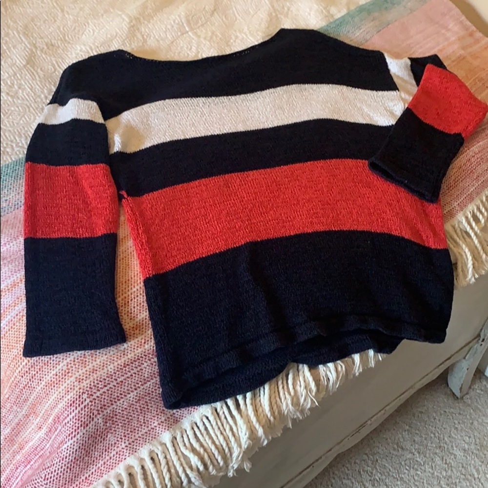 Chaps colorblock sweater